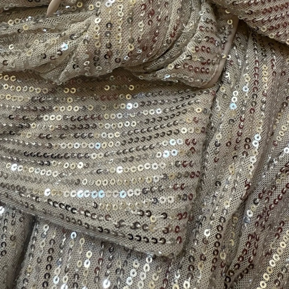 Hello Molly Gold Sequin Maxi Dress - Picture 4 of 4